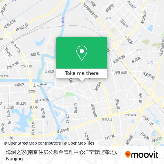 海澜之家(南京住房公积金管理中心江宁管理部北) map