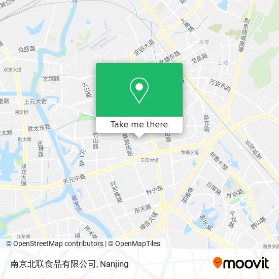 南京北联食品有限公司 map