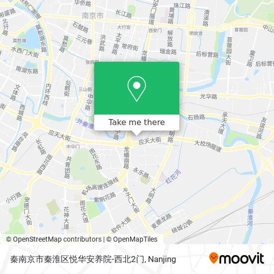 秦南京市秦淮区悦华安养院-西北2门 map