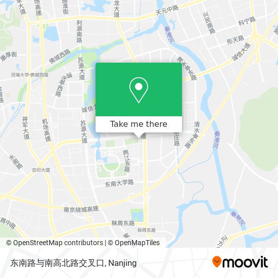 东南路与南高北路交叉口 map
