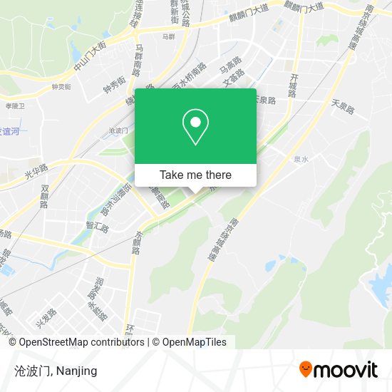 沧波门 map