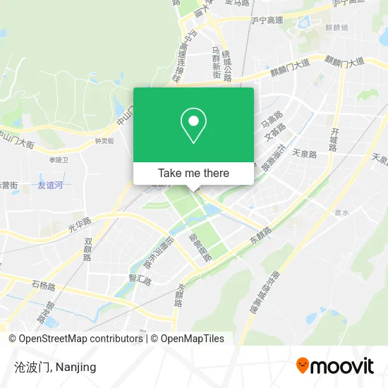 沧波门 map