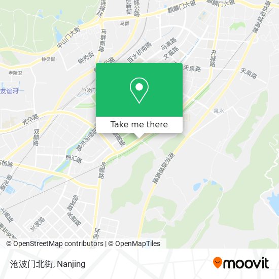 沧波门北街 map