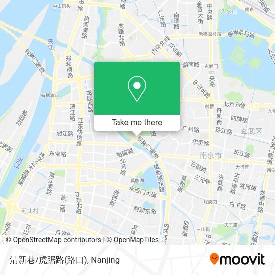 清新巷/虎踞路(路口) map