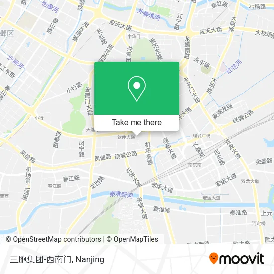 三胞集团-西南门 map