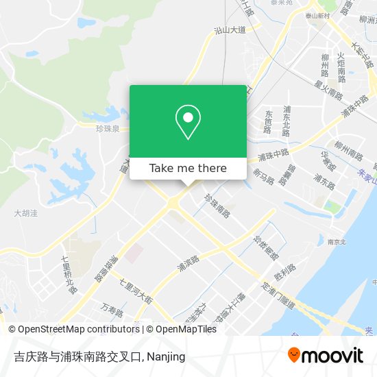吉庆路与浦珠南路交叉口 map
