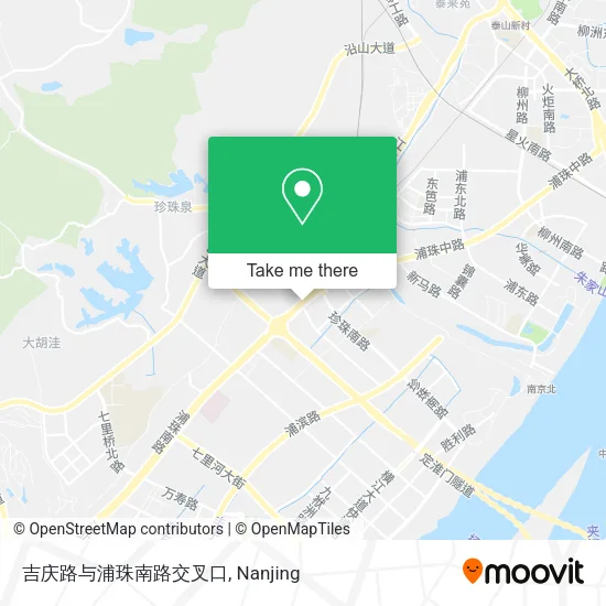 吉庆路与浦珠南路交叉口 map