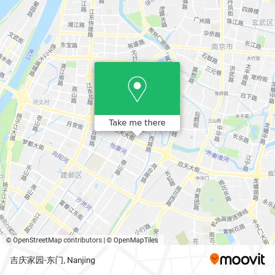 吉庆家园-东门 map