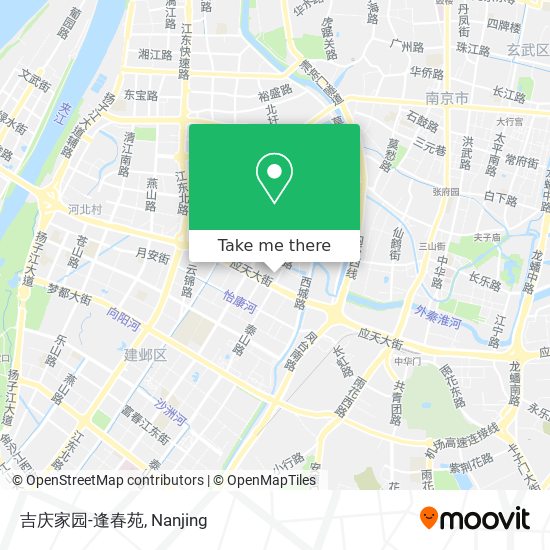 吉庆家园-逢春苑 map