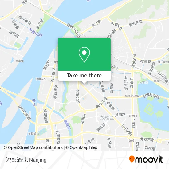鸿邮酒业 map