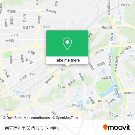 南京技师学院-西北门 map