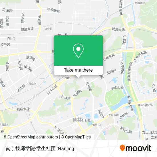 南京技师学院-学生社团 map