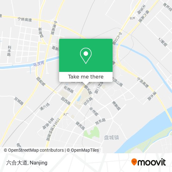 六合大道 map
