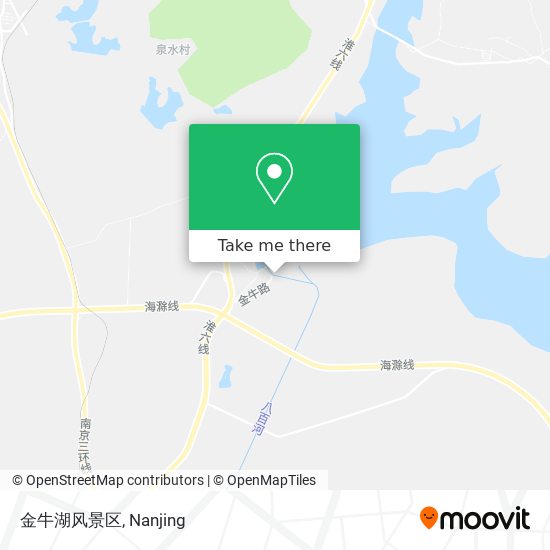 金牛湖风景区 map