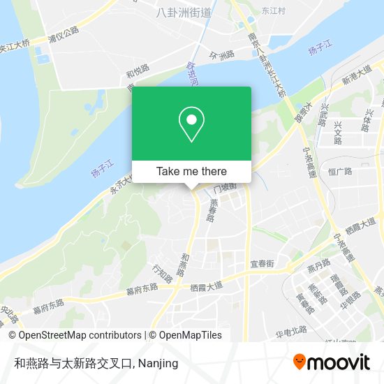 和燕路与太新路交叉口 map