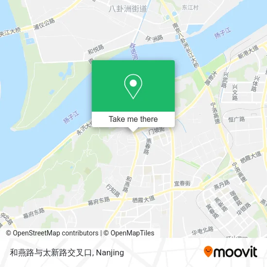 和燕路与太新路交叉口 map