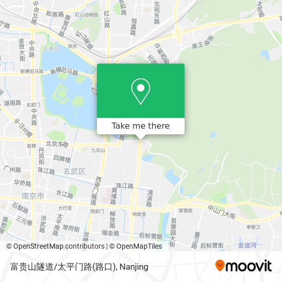 富贵山隧道/太平门路(路口) map