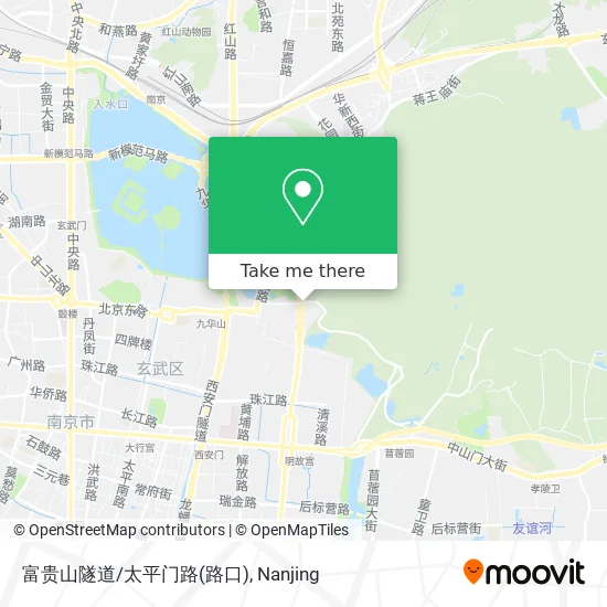 富贵山隧道/太平门路(路口) map