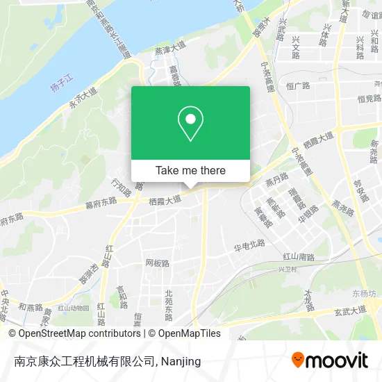 南京康众工程机械有限公司 map