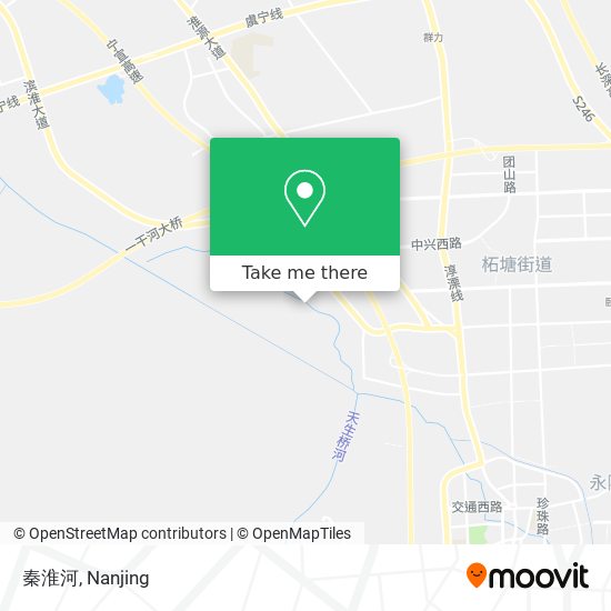 秦淮河 map