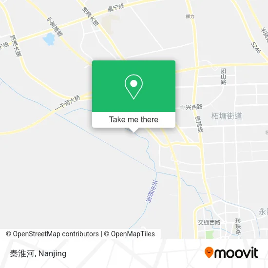 秦淮河 map