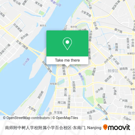 南师附中树人学校附属小学百合校区-东南门 map