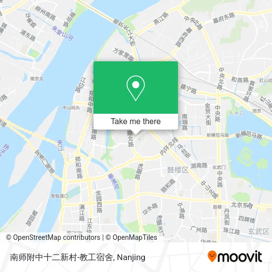 南师附中十二新村-教工宿舍 map