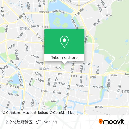 南京总统府景区-北门 map
