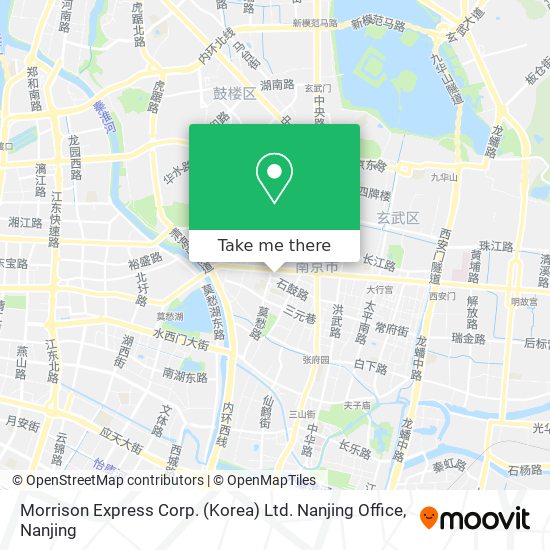 Morrison Express Corp. (Korea) Ltd. Nanjing Office map