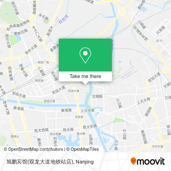 旭鹏宾馆(双龙大道地铁站店) map