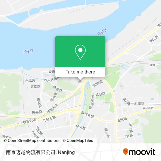 南京迈越物流有限公司 map