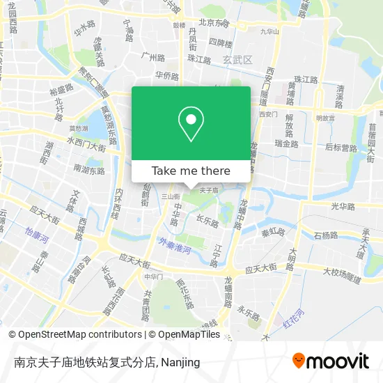 南京夫子庙地铁站复式分店 map