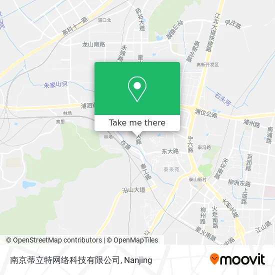 南京蒂立特网络科技有限公司 map