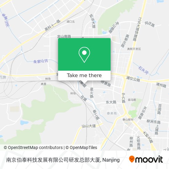 南京伯泰科技发展有限公司研发总部大厦 map