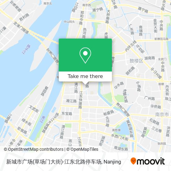 新城市广场(草场门大街)-江东北路停车场 map