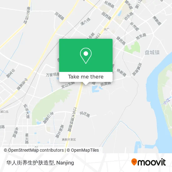 华人街养生护肤造型 map