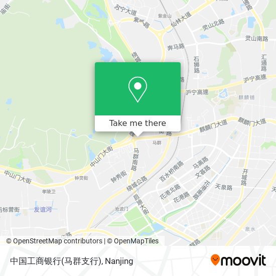 中国工商银行(马群支行) map
