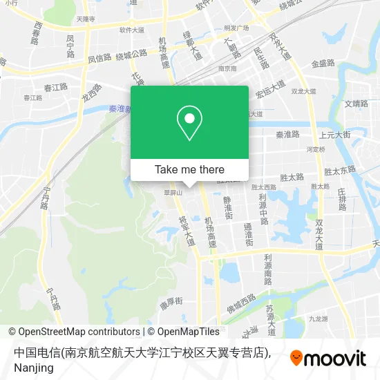 中国电信(南京航空航天大学江宁校区天翼专营店) map