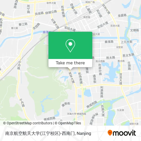 南京航空航天大学(江宁校区)-西南门 map
