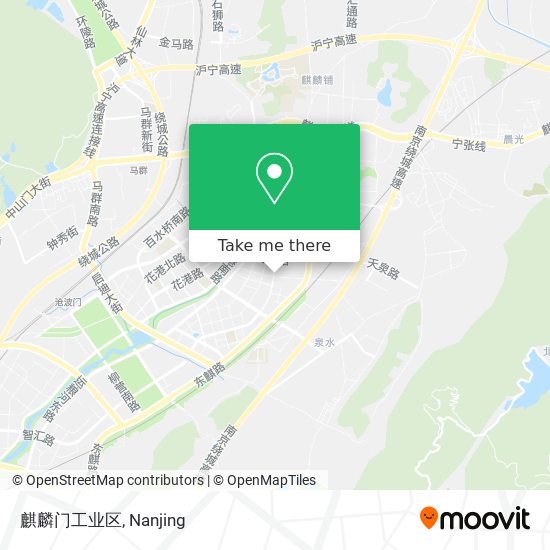 麒麟门工业区 map