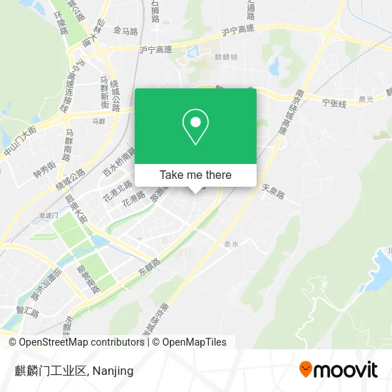 麒麟门工业区 map