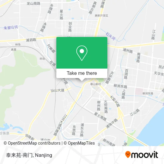 泰来苑-南门 map