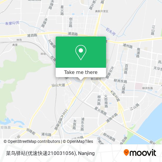 菜鸟驿站(优速快递210031056) map