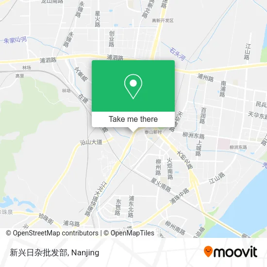 新兴日杂批发部 map