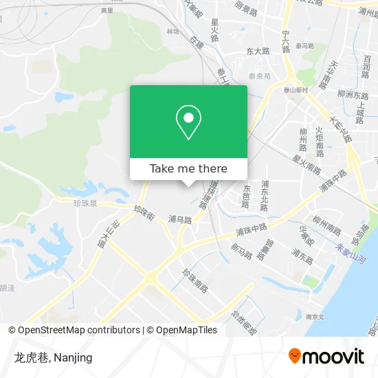 龙虎巷 map