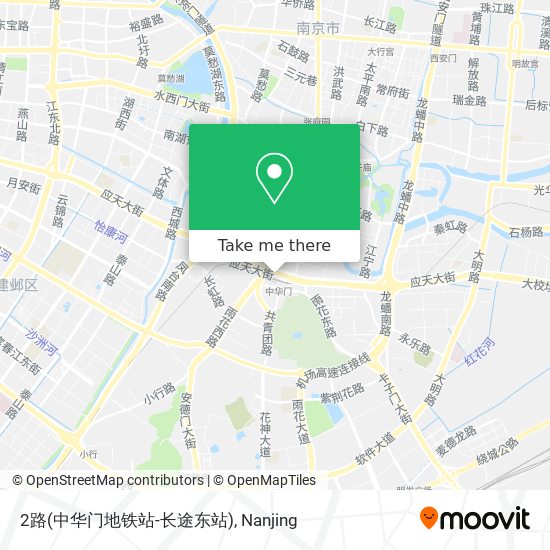 2路(中华门地铁站-长途东站) map