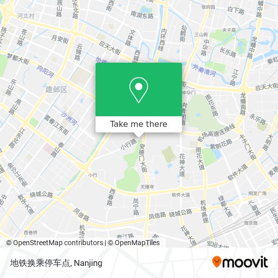 地铁换乘停车点 map