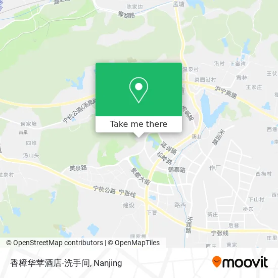 香樟华苹酒店-洗手间 map