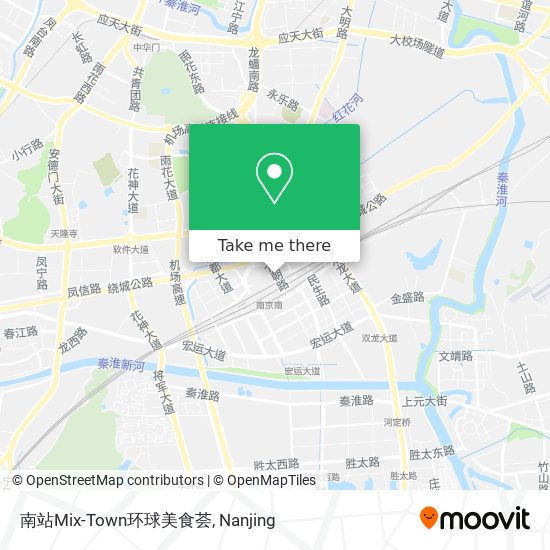 南站Mix-Town环球美食荟 map