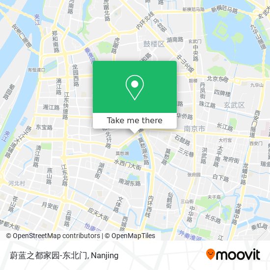 蔚蓝之都家园-东北门 map